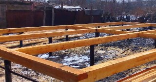 Пол на винтовых сваях Элиста цена от 15638 руб.